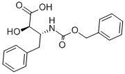 N-Cbz-(2R,3R)-3-amino-2-hydroxy-4-phenylbutyric acid Structure