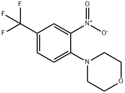 N-[2-NITRO-4-(TRIFLUOROMETHYL)PHENYL]MORPHOLINE Structure
