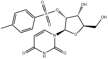 1-[(2R,3R,4R,5R)-4-hydroxy-5-(hydroxymethyl)-3-(4-methylphenyl)sulfony loxy-oxolan-2-yl]pyrimidine-2,4-dione Structure