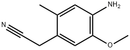 Benzeneacetonitrile, 4-amino-5-methoxy-2-methyl- (9CI) 구조식 이미지