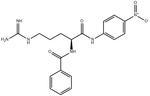 Benzoylarginine-p-nitroanilide 구조식 이미지