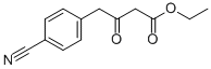 4-CYANO-BETA-OXO-BENZENEBUTANOIC ACID ETHYL ESTER 구조식 이미지