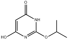 4(1H)-Pyrimidinone, 6-hydroxy-2-(1-methylethoxy)- (9CI) 구조식 이미지