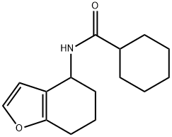 Cyclohexanecarboxamide, N-(4,5,6,7-tetrahydro-4-benzofuranyl)- (9CI) 구조식 이미지