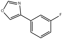 Oxazole, 4-(3-fluorophenyl)- (9CI) 구조식 이미지