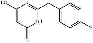 4(1H)-Pyrimidinone, 6-hydroxy-2-[(4-methylphenyl)methyl]- (9CI) 구조식 이미지