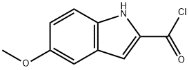 1H-인돌-2-카르보닐클로라이드,5-메톡시-(9Cl) 구조식 이미지