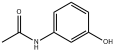 3-ацетамидофенол структурированное изображение