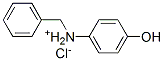 N-벤질-4-하이드록시아닐리늄클로라이드 구조식 이미지