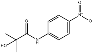 N-(4-Nitrophenyl)-2-hydroxy-2-methylpropanamide 구조식 이미지