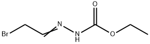 ethyl 2-(2-bromoethylidene)-1-hydrazinecarboxylate 구조식 이미지