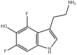 4,6-difluoroserotonin Structure