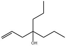 4-н-пропил-1-гептен-4-ола структурированное изображение