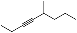 3-Octyne, 5-methyl- Structure