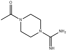 1-Piperazinecarboximidamide,4-acetyl-(9CI) Structure