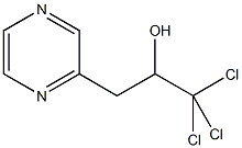 1,1,1-Trichloro-3-(pyrazin-2-yl)propan-2-ol 구조식 이미지