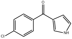 (4-Chlorophenyl)-(1H-pyrrol-3-yl)methanone 구조식 이미지