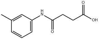 4-[(3-메틸페닐)아미노]-4-옥소부탄산 구조식 이미지