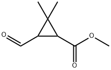 메틸3-포르밀-2,2-디메틸시클로프로판카르복실레이트 구조식 이미지