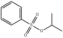 Isopropyl Benzenesulfonate Structure