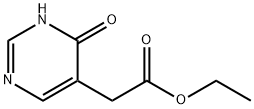 ETHYL2-(4-HYDROXYPYRIMIDIN-5-YL)ACETATE 구조식 이미지
