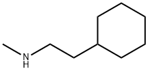 N-Methylcyclohexaneethaneamine Structure