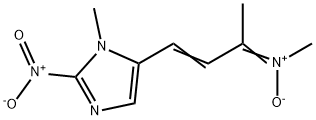 N-Methyl-N-[3-(1-methyl-2-nitro-1H-imidazol-5-yl)-1-methyl-2-propenylidene]amine oxide 구조식 이미지
