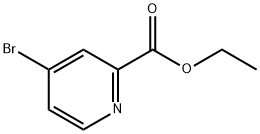 4-Bromo-pyridine-2-carboxylic acid ethyl ester 구조식 이미지