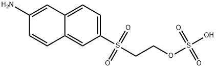 ETHANOL-2-[(6-AMINO-2-NAPTHALENYL)-SULFONYL]-HYDROGEN SULFATE Structure