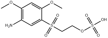 2-[(5-아미노-2,4-디메톡시페닐)술포닐]에틸황산수소 구조식 이미지