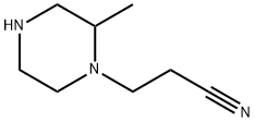 1-пиперазинпропаннитрил, 2-метил- (9Cl) структурированное изображение