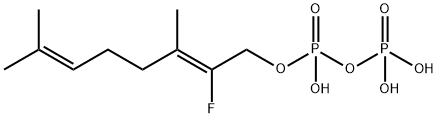 2-fluorogeranyl pyrophosphate Structure