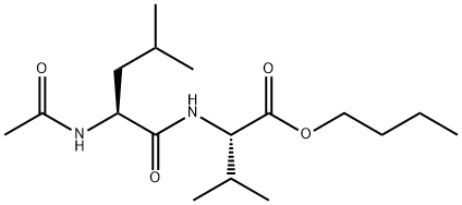 N-(N-아세틸-L-류실)-L-발린부틸에스테르 구조식 이미지