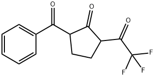 2-Benzoyl-5-(trifluoroacetyl)cyclopentanone Structure