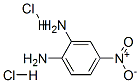 4-나이트로-o-페닐렌다이아민다이하이드로클로라이드 구조식 이미지