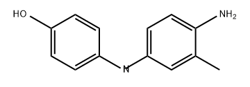 4-[(4-amino-m-tolyl)amino]phenol  구조식 이미지