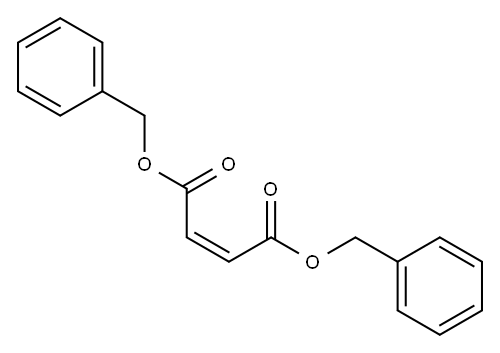 2-Butenedioic acid(Z)-bis(phenyl methyl)ester 구조식 이미지