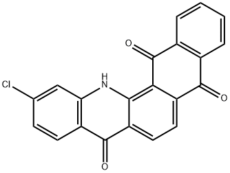 11-Chloronaphth[2,3-c]acridine-5,8,14(13H)-trione 구조식 이미지