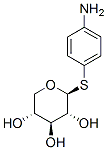 P-AMINOPHENYL-1-THIO-B-D-XYLOPYRANOSIDE Structure