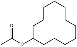 cyclododecyl acetate  Structure