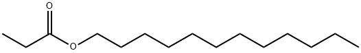 dodecyl propionate  구조식 이미지