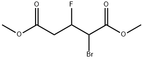 Pentanedioic acid, 2-bromo-3-fluoro-, dimethyl ester (9CI) 구조식 이미지