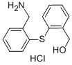 2-[2-(AMINOMETHYL)PHENYLTHIO]BENZYL ALCOHOL HYDROCHLORIDE 구조식 이미지