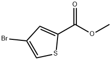 Methyl 4-bromothiophene-2-carboxylate 구조식 이미지