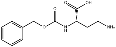 N-alpha-Cbz-L-2,4-diamiobutyric acid 구조식 이미지
