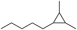 1,2-디메틸-3-펜틸시클로프로판 구조식 이미지