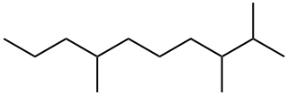 DECANE,2,3,7-TRIMETHYL- Structure