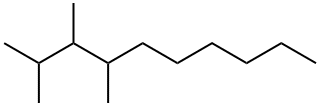 2,3,4-Trimethyldecane Structure