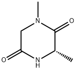 2,5-피페라진디온,1,3-디메틸-,(S)-(9CI) 구조식 이미지