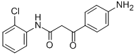 2-(4-AMINOBENZOYL)-2'-클로로아세트아닐리드 구조식 이미지